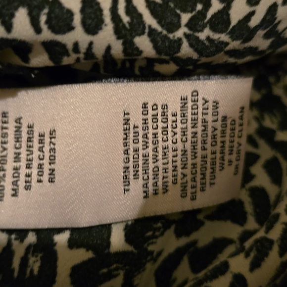 Nanette Lepore Sleeveless Ruffle Tiered Mini Dress. Black Cream 654-1 Print - Picture 5 of 12